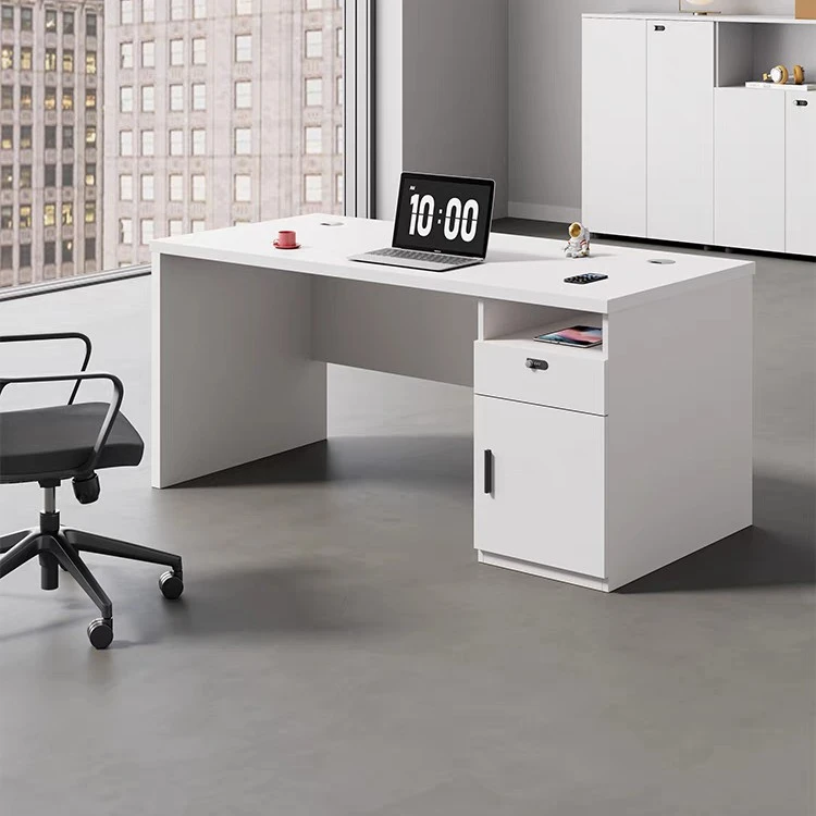 职员桌办公桌子经济型单人员工位台式电脑桌工作位家用书房写字台