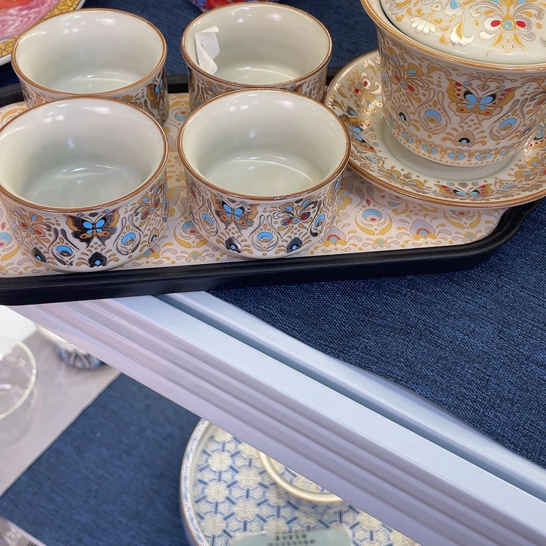 陶景德陶瓷盖碗茶具