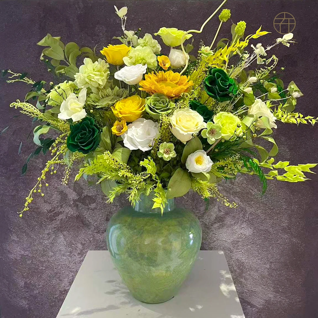 子合午【绿意暖阳】春意盎然永生花