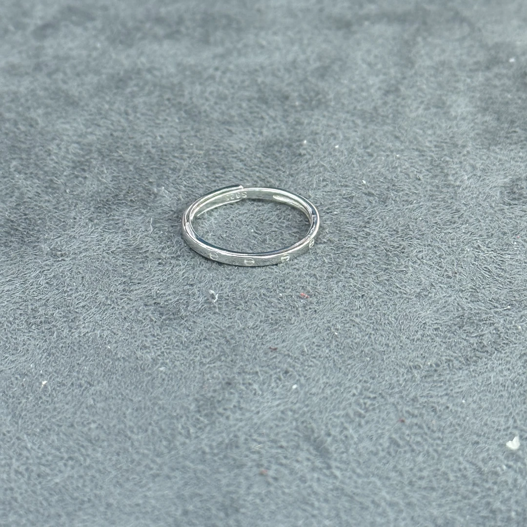 925银戒指 银制戒指一个小号-3290