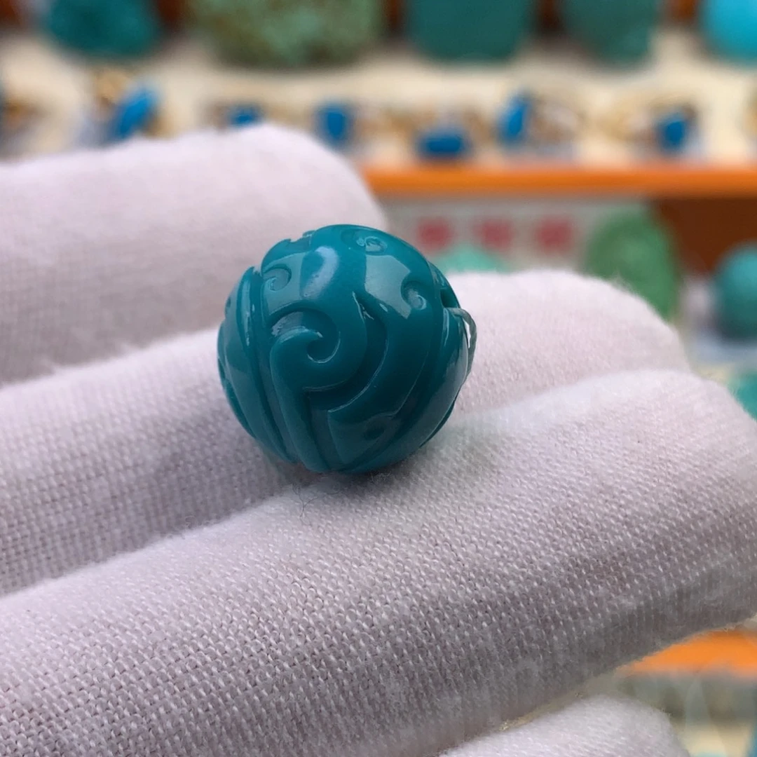 未镶嵌绿松石珠宝半成品