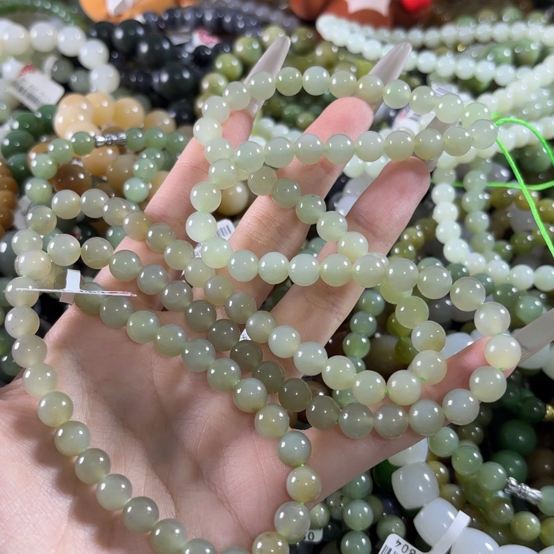 和田玉未镶嵌手链28