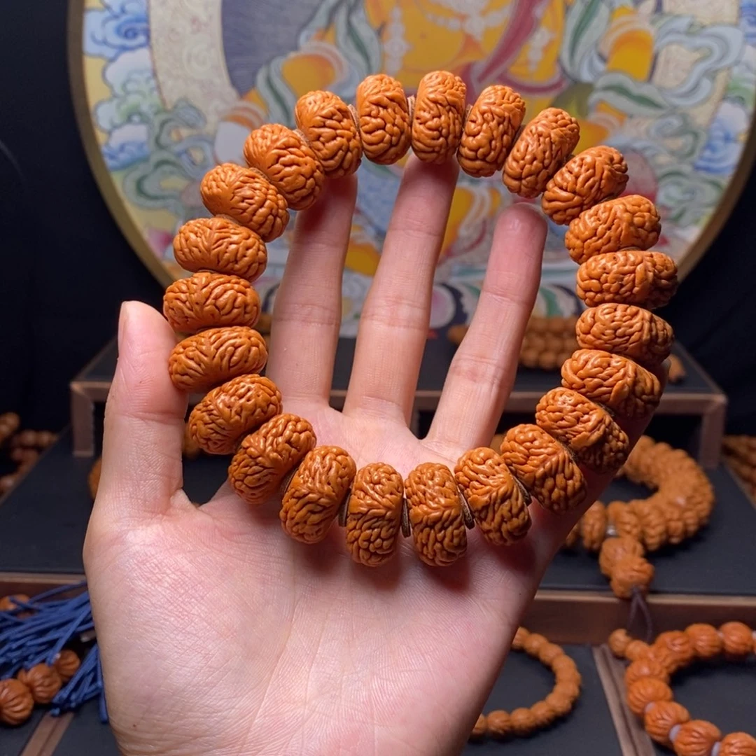 手串桃核龙纹桃核麒麟