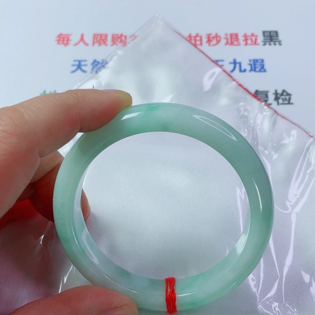 翡翠未镶嵌手镯天然翡翠手镯60