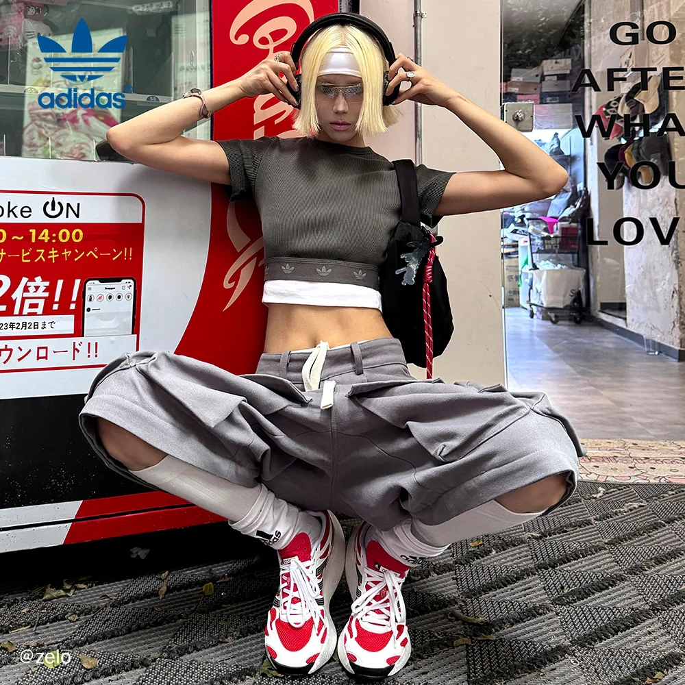 【夏日户外】adidas阿迪达斯三叶草女子运动休闲短袖T恤JD0041