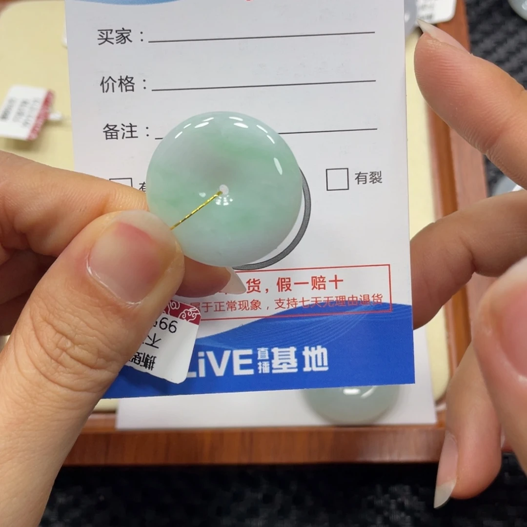 翡翠颈饰未镶嵌翡翠吊坠x 3044