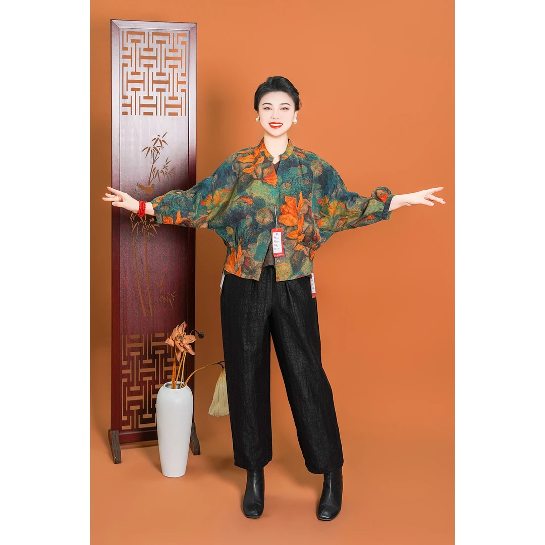 【缘聚】2024新款60姆咪重磅高端优雅大气夏季上衣-86333