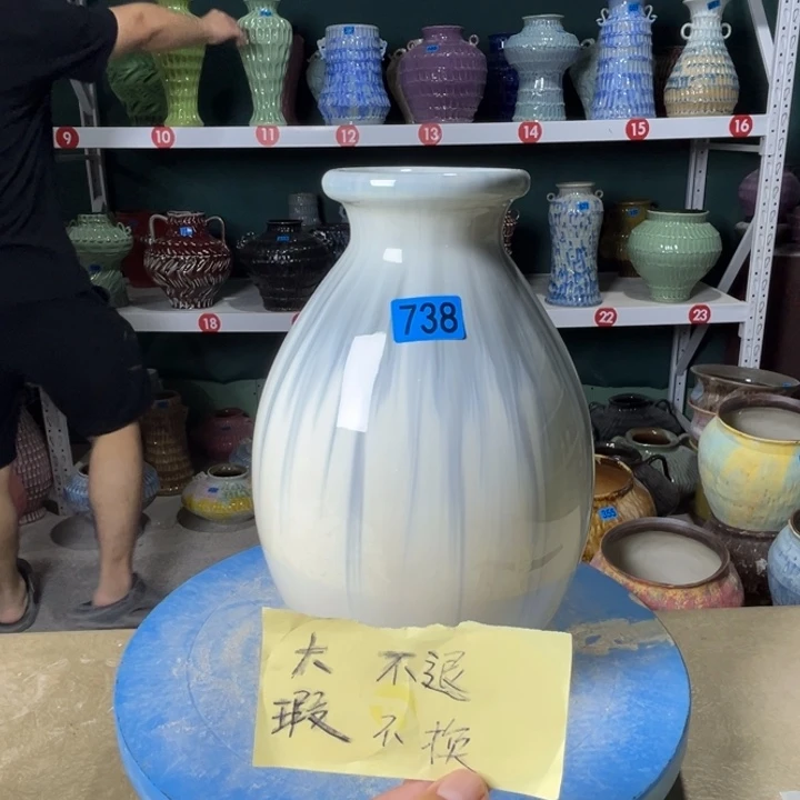 景德镇陶瓷花盆花器738