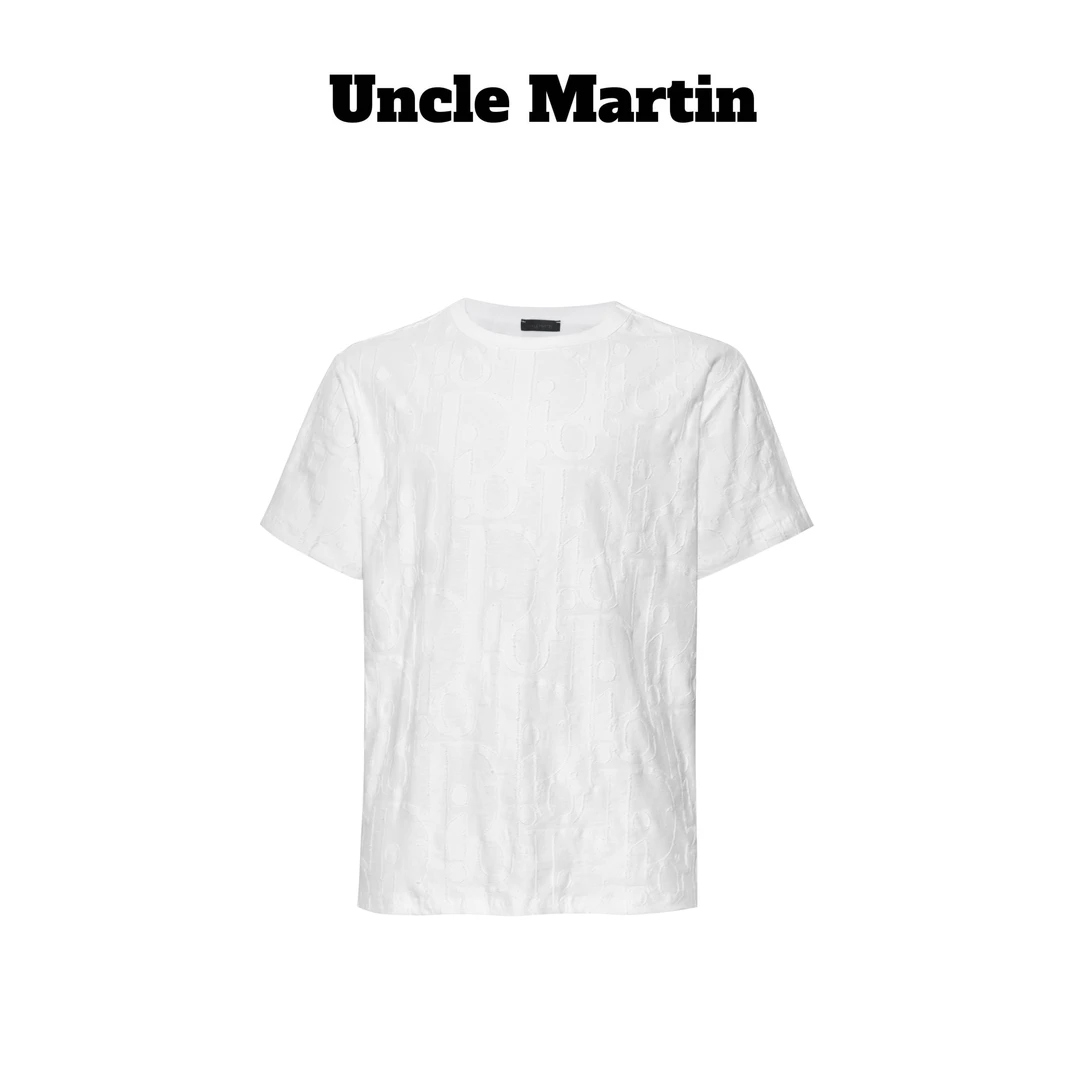 马丁叔叔 上衣T恤提花经典常规休闲短袖常规款纯色 577