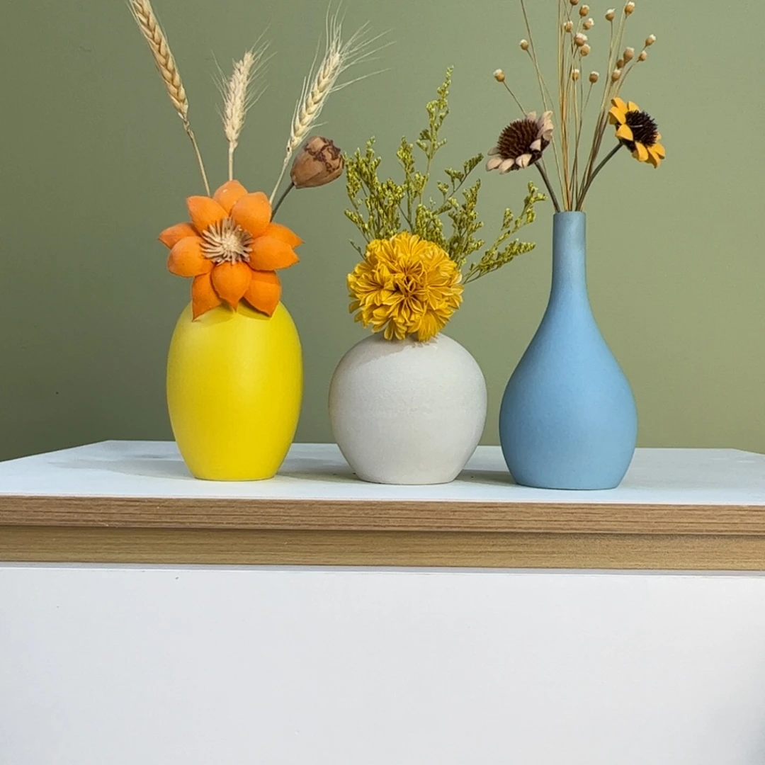 陶瓷花瓶陶瓷花瓶带花高度20-30厘米左右