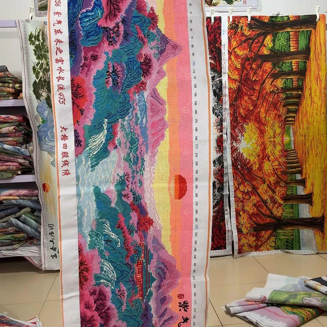 棉十字绣成品出售
