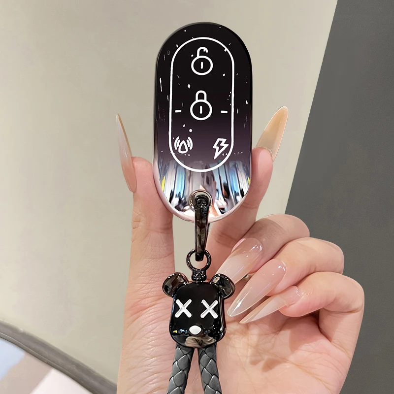 适用雅迪cl6电动车钥匙保护套元气m16冠能q50/m85/m6s遥控器包扣