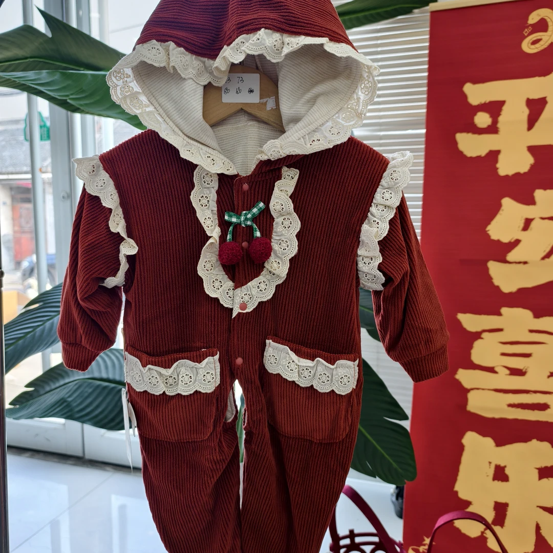年服罩衣可套厚棉花衣新年衣服拜年服弹性大