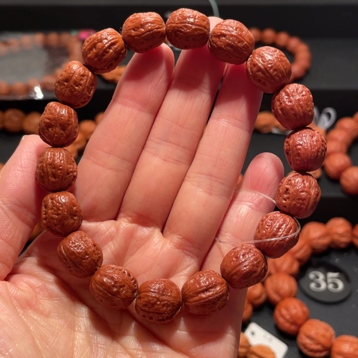 手串文玩核桃小白菜手串1.2