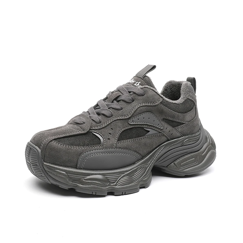 【运费补贴】】老爹鞋女2025秋冬季新款厚底增高时尚休闲女鞋 015 Z