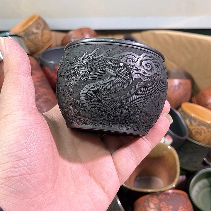 茶杯紫砂全手工紫砂主人杯