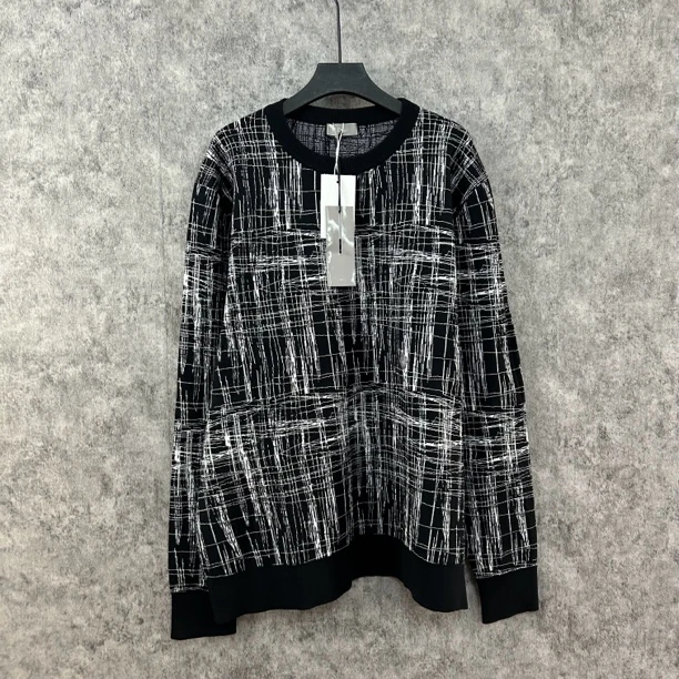 未使用 DIOR/迪奥 迪奥线条黑白上衣