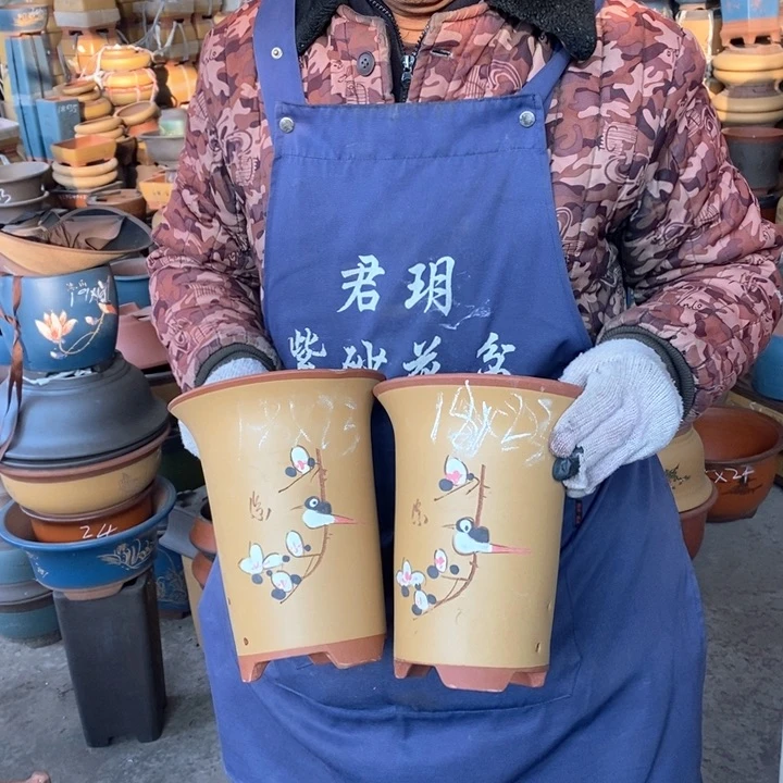 紫砂花盆紫砂花盆