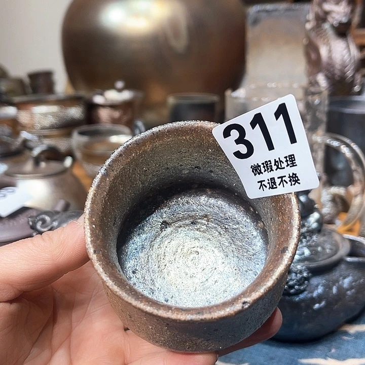 杯高温柴烧陶泥主人杯