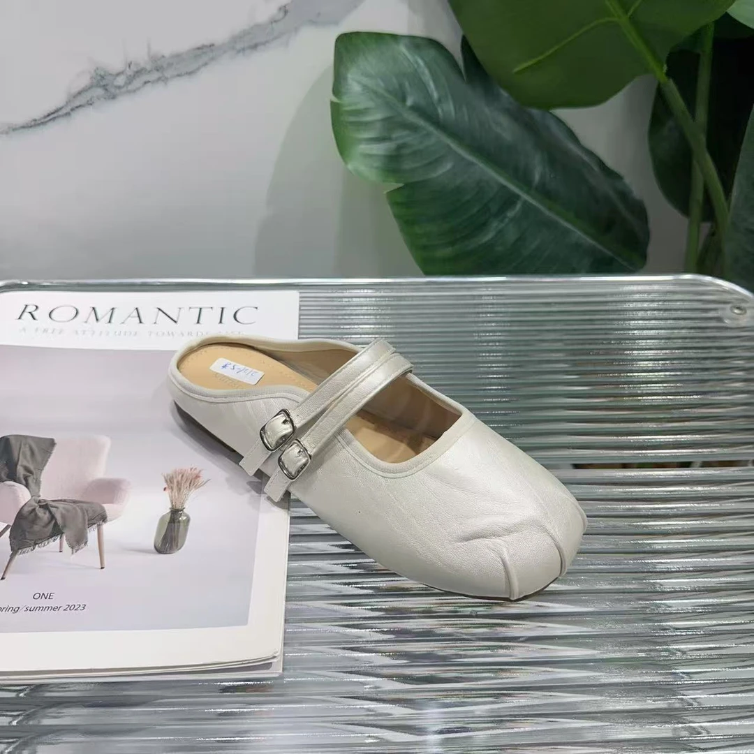 秋休闲款法式拖鞋女新款配裙子包头拖鞋2129-5