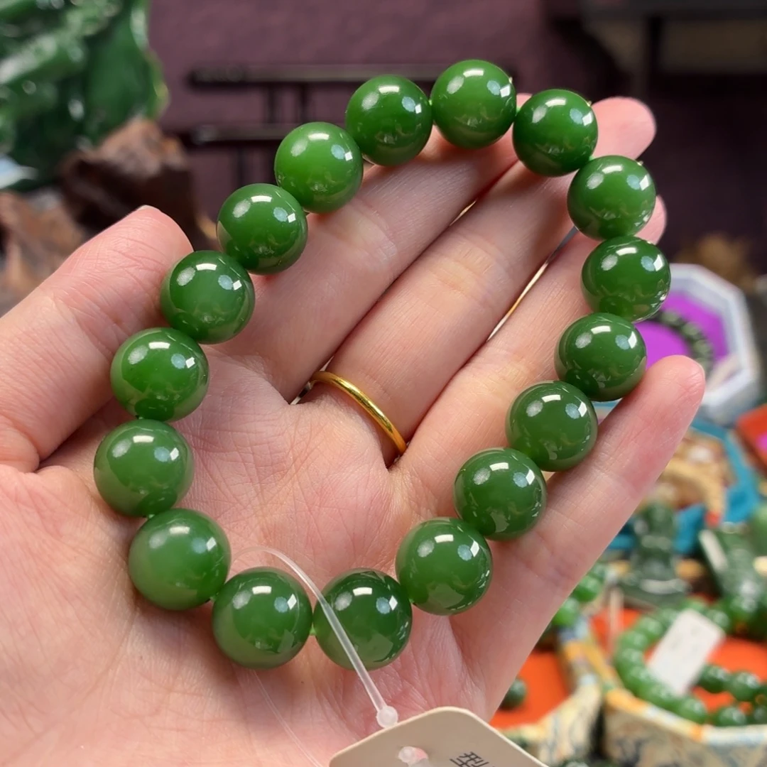和田玉（碧玉）未镶嵌手串