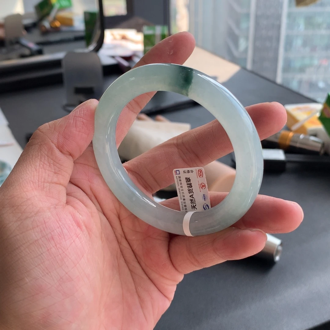 未镶嵌手镯翡翠41号 55.5