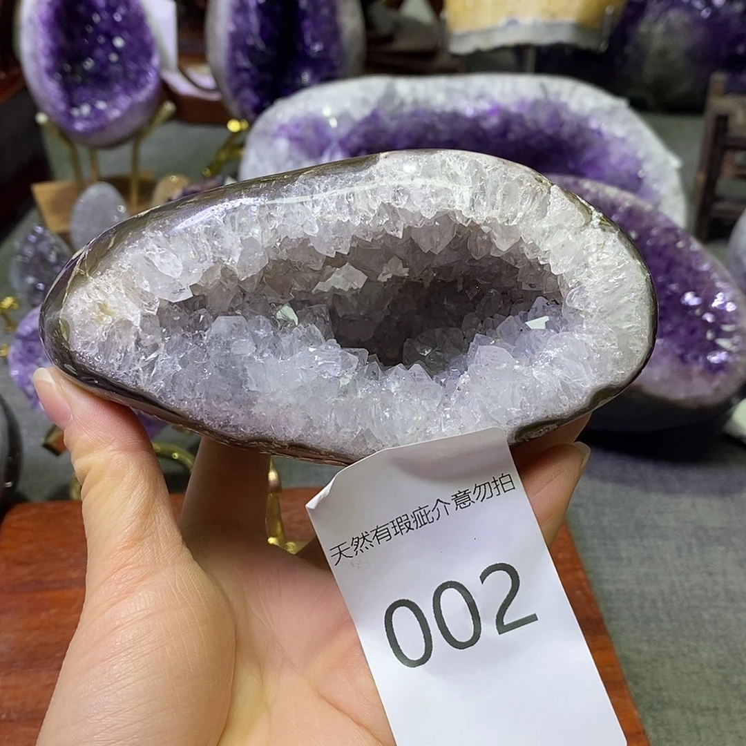 紫晶未镶嵌珠宝半成品