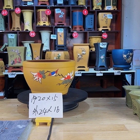 【闪购商品】陶瓷紫砂花盆