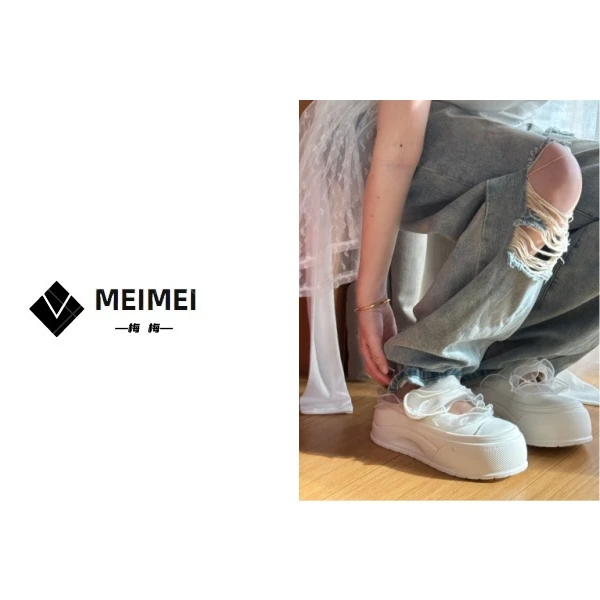 XMM.【荷叶边包头仙女拖鞋】时尚百搭潮流蕾丝夏季休闲包头扣-53-96