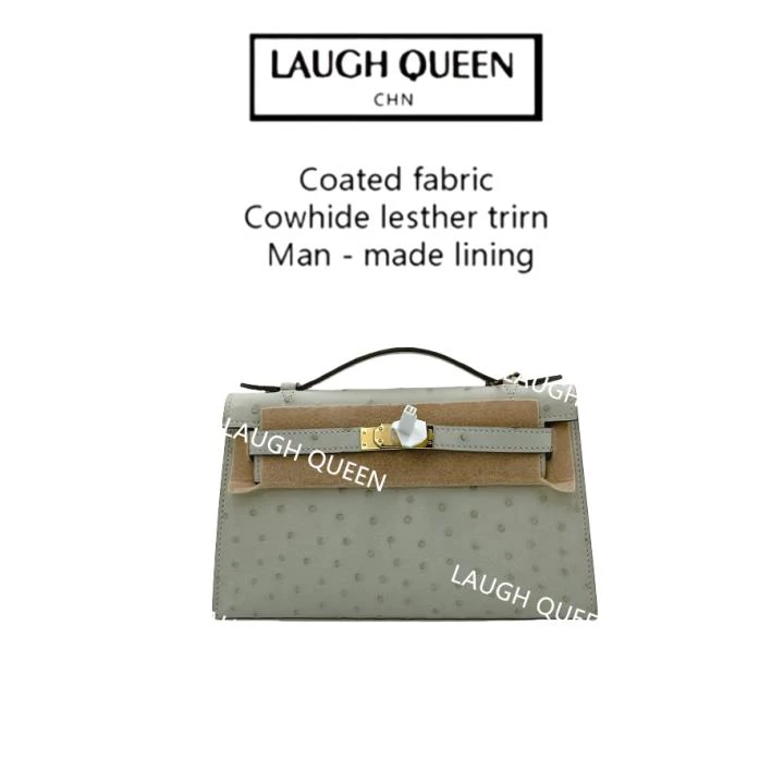 Laugh Queen手工打造真皮女士包包C 02 7 T -4 灰色