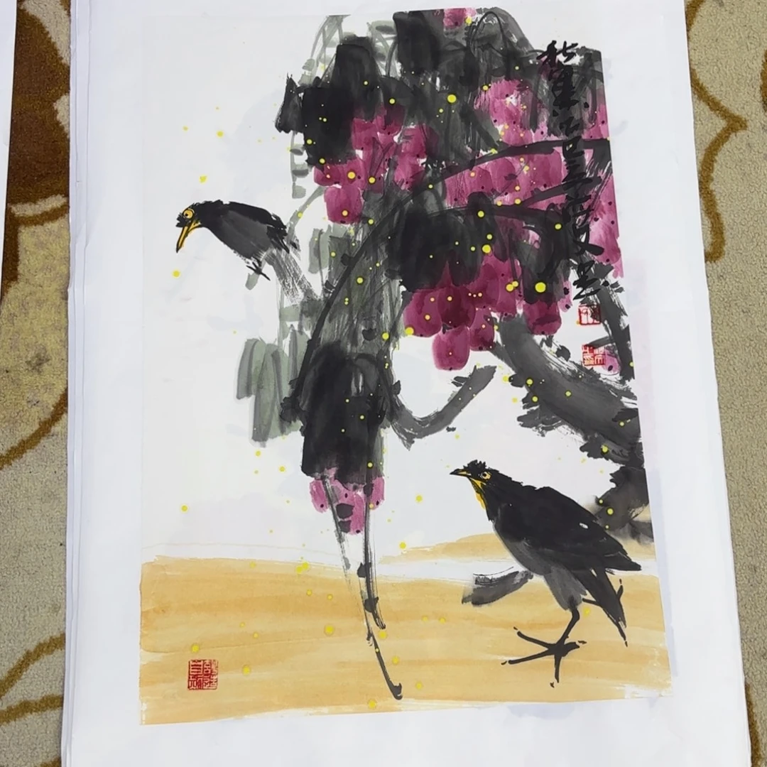 国画国画李海文老师作品刘