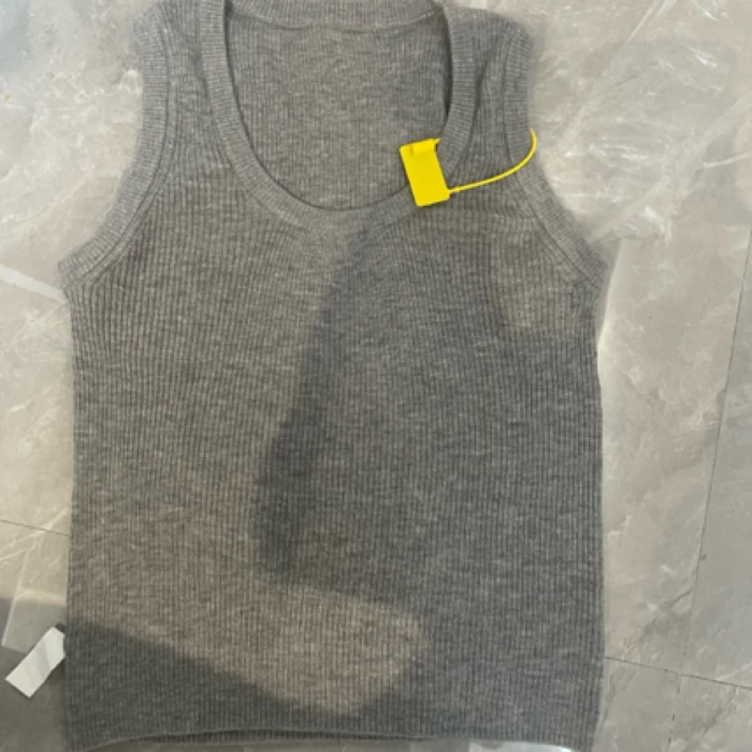 阿玉家&新款针织背心#7591