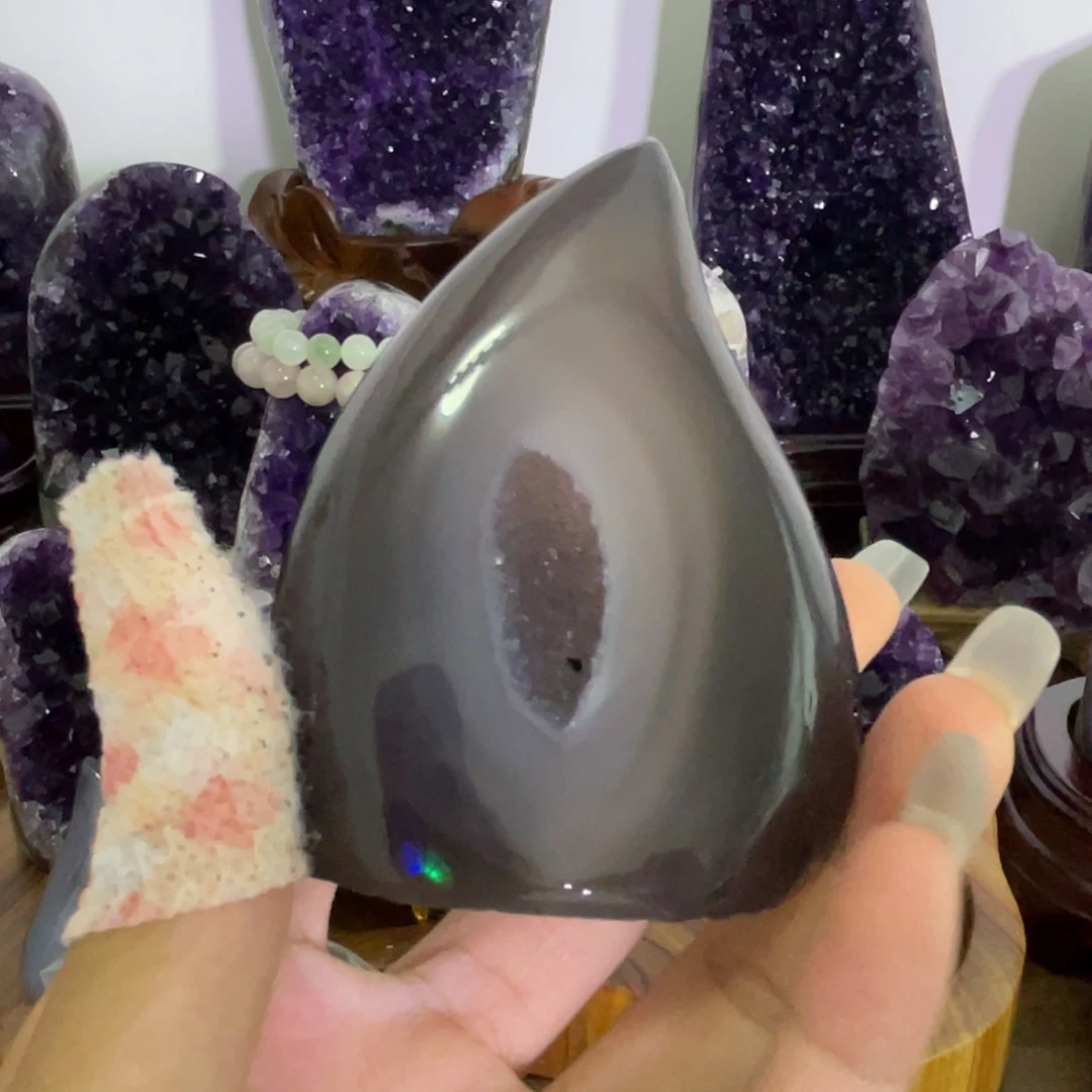 未镶嵌大型摆件（非配饰）紫晶