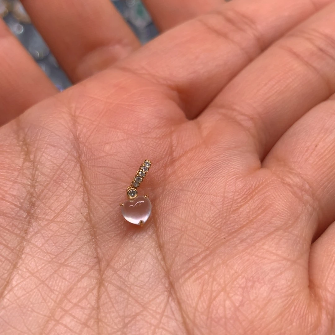 翡翠颈饰18K金镶嵌?****?吊坠