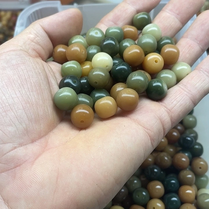 吊坠白玉菩提12精品非料多宝60颗