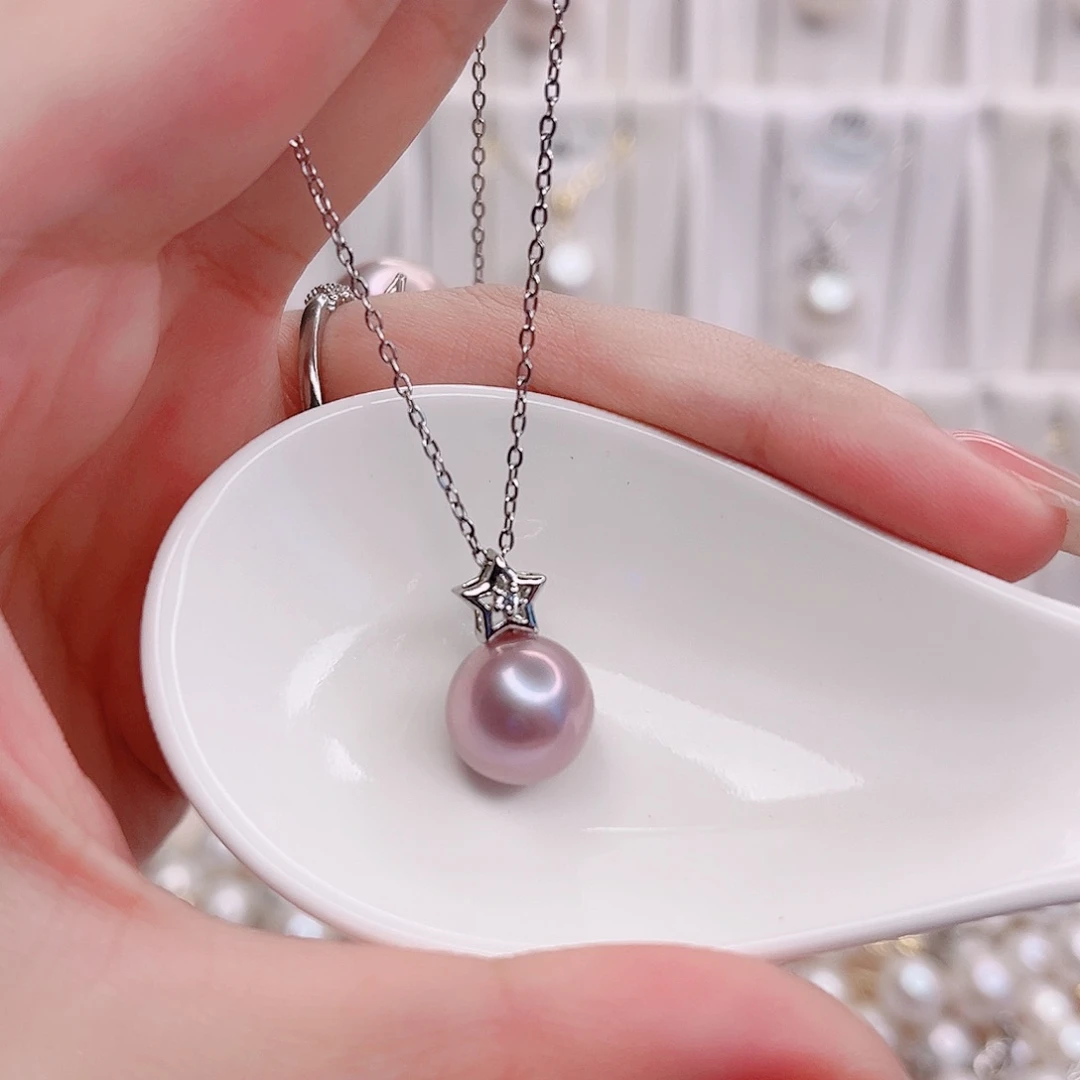 未镶嵌淡水珍珠吊坠(赠链)