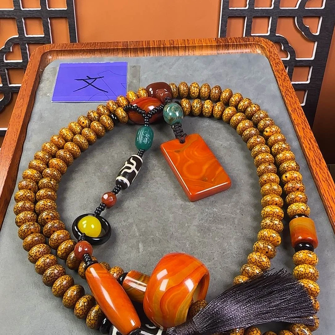 菜***大星月菩提吊坠脖挂