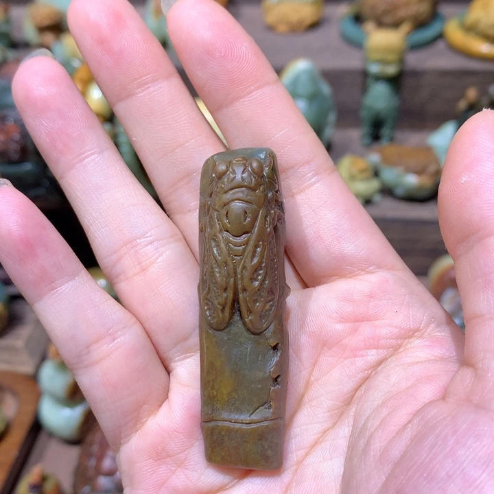 岫岩河磨玉（透闪石质玉）未镶嵌挂件