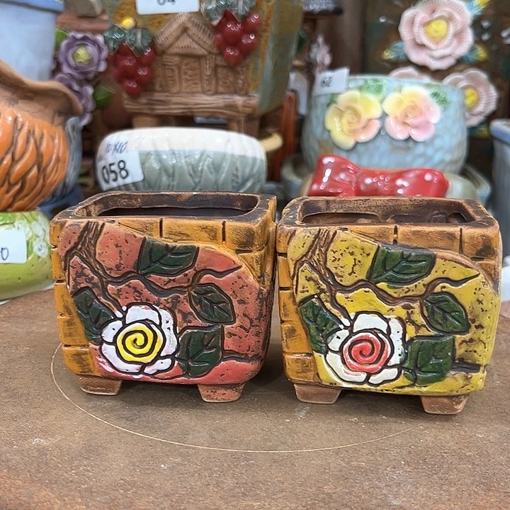 红陶粗陶多肉花盆