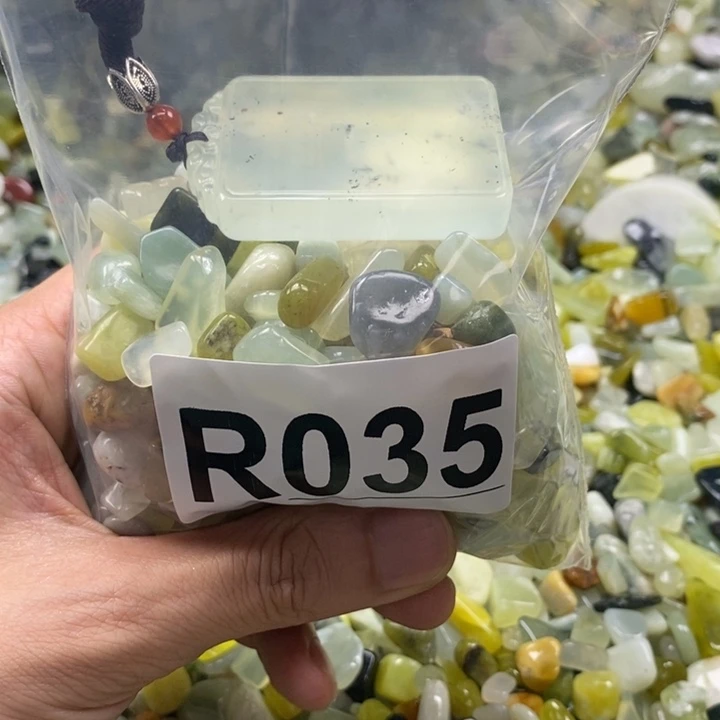 蛇纹石玉未镶嵌鱼缸石