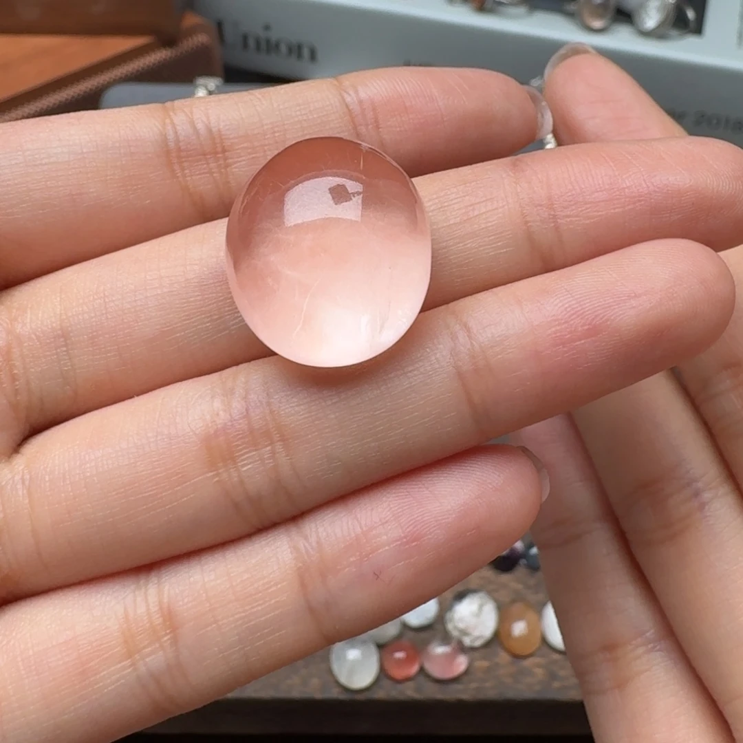 是****未镶嵌珠宝半成品水晶粉兔毛不退不换