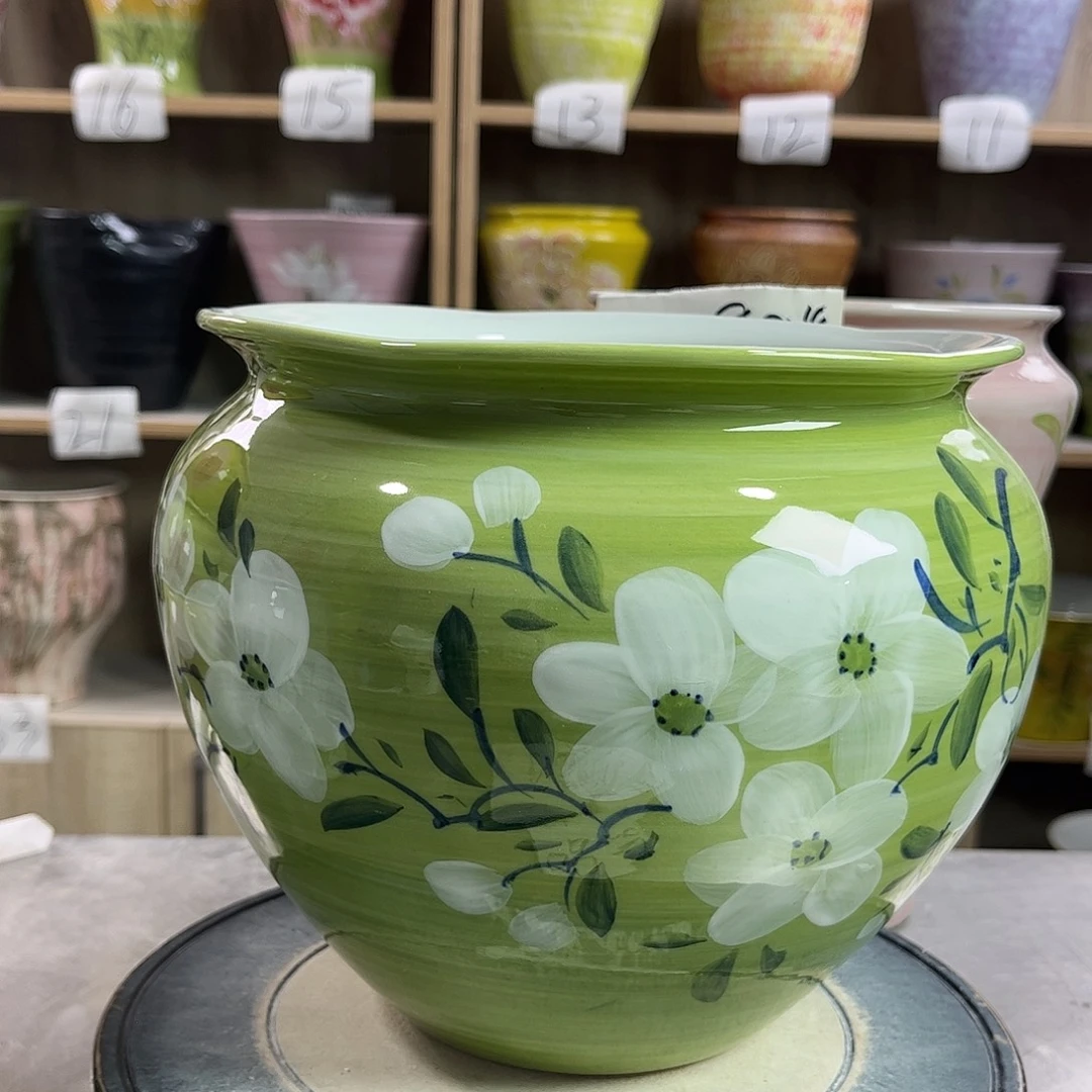 景德镇陶瓷花盆花盆