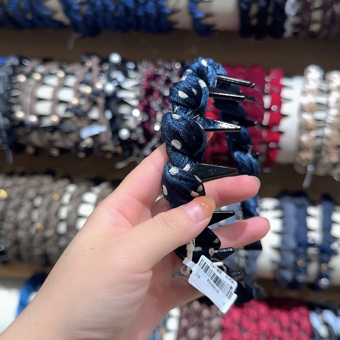 皮质非金属波点发箍