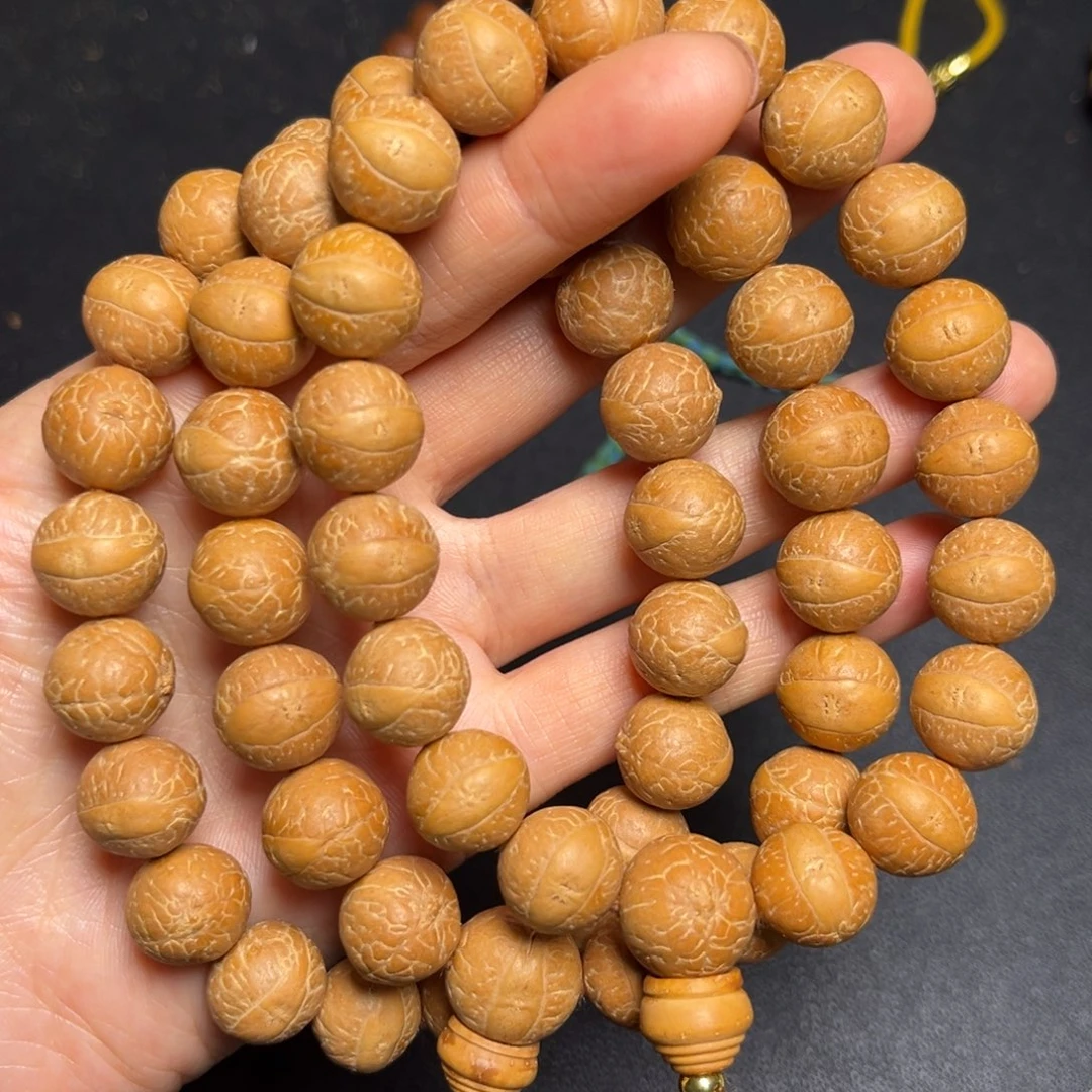 凤眼菩提吊坠13.5mm大眼萌足球圆精品手串