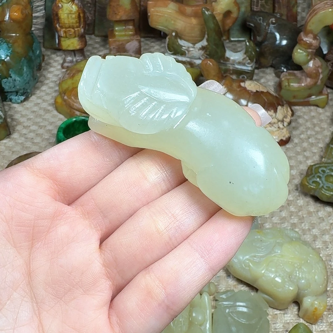 白玉菩提吊坠挂件