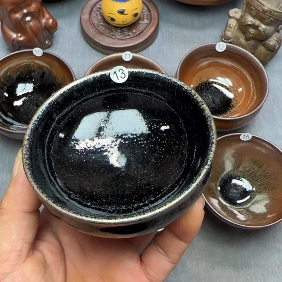 沙***洲茶盏印春堂柴烧建盏