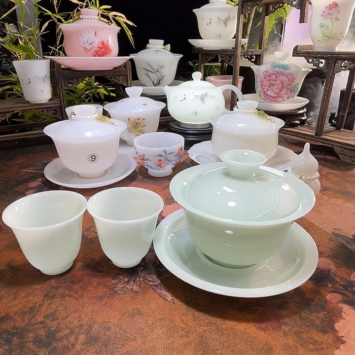 璞玉天青色三才元宝➕2同款客杯