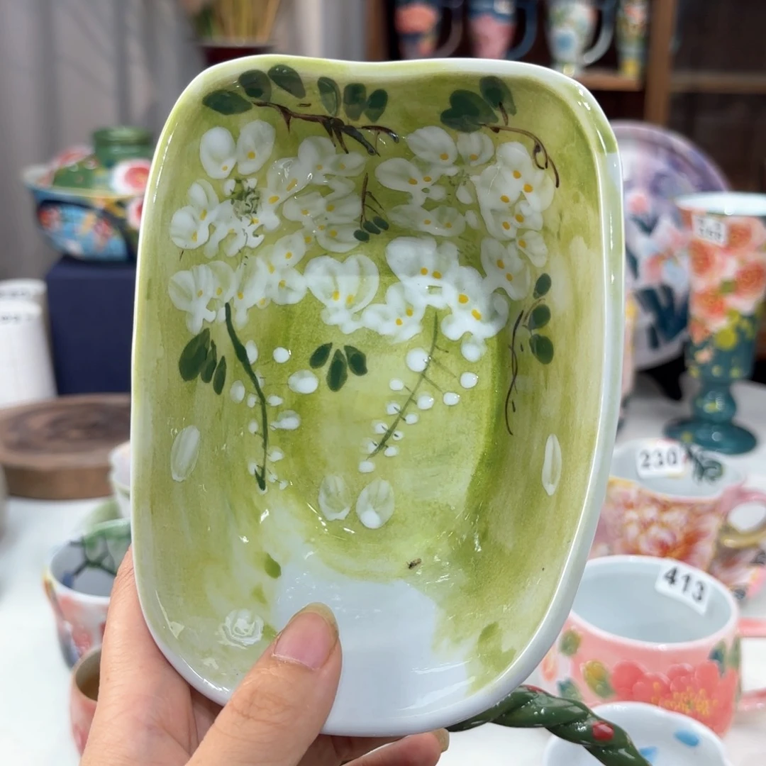 景德镇手绘高温釉下彩陶瓷茶具