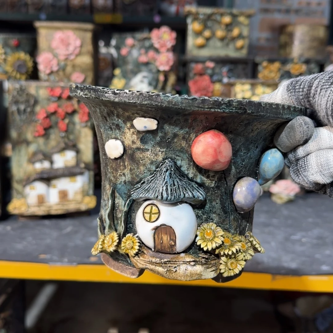 红陶多**子内口15高13左右