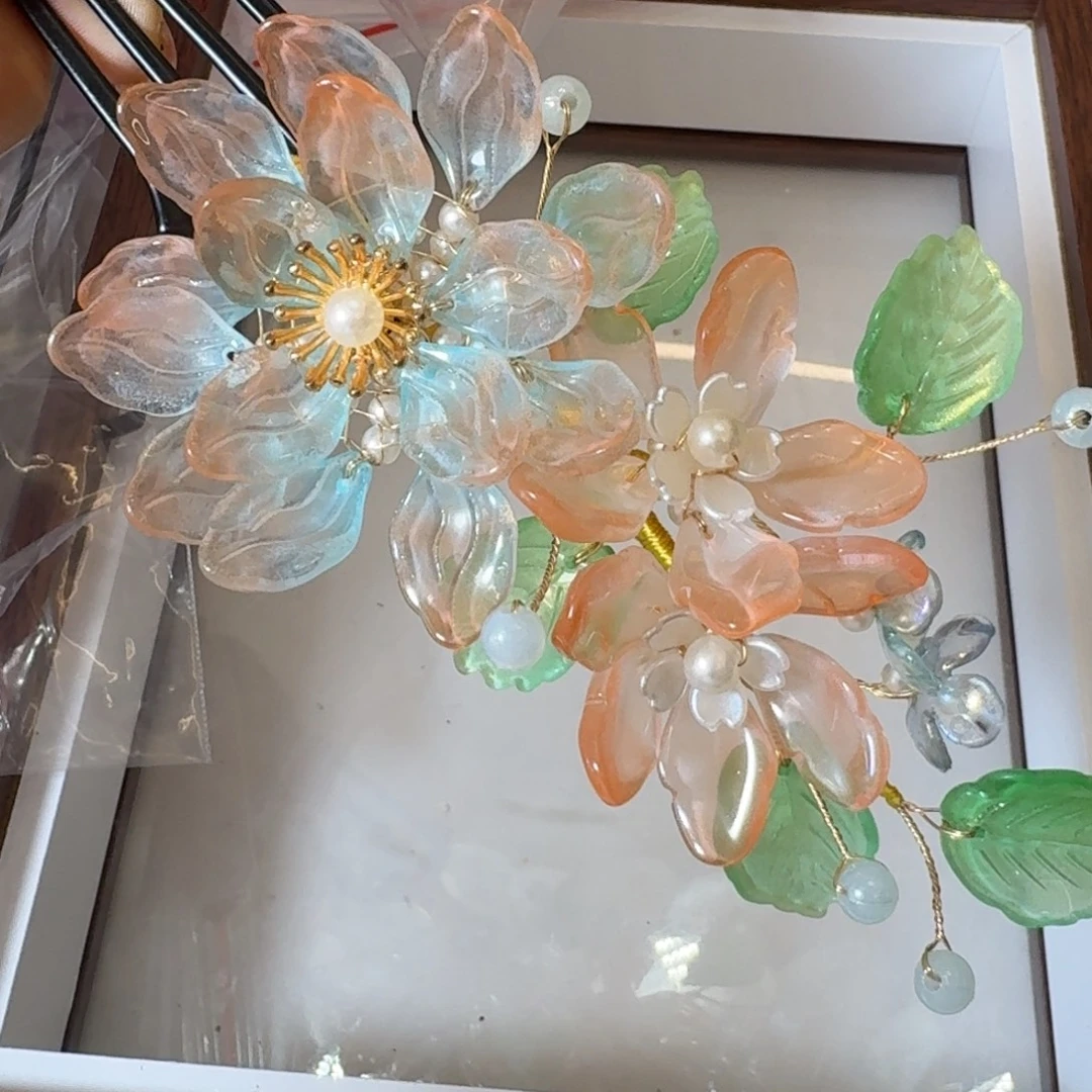 铁合金醋酸古风琉璃发簪闪购特价